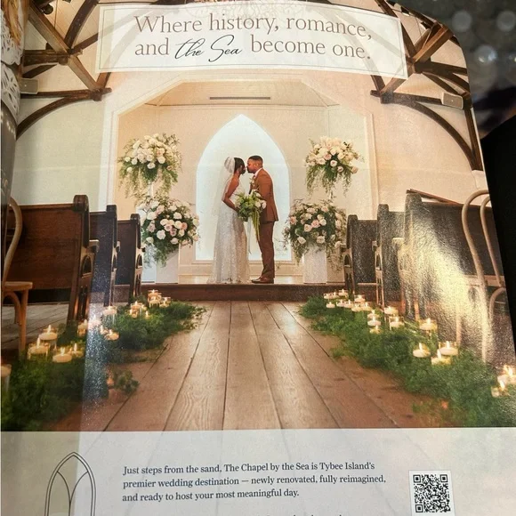 Sequin Soft White A-line Wedding Dress - Picture 5 of 5